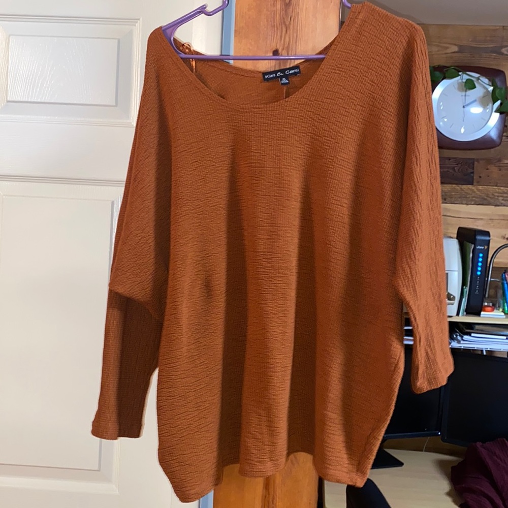 Burnt orange long sleeve
